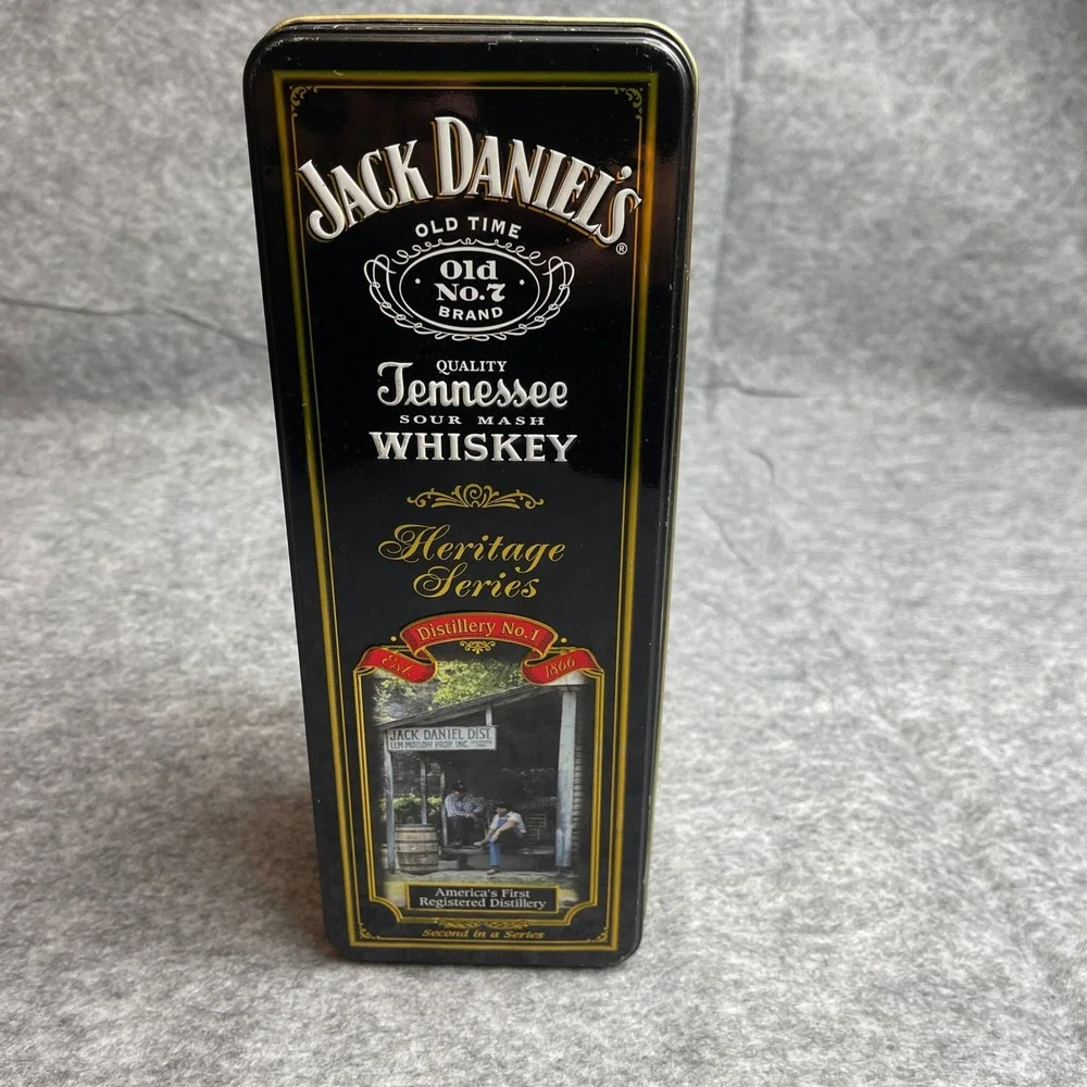 Jack‎ Daniel's Heritage Series Tin Second in a Series Black Gold Whiskey 10 Inch